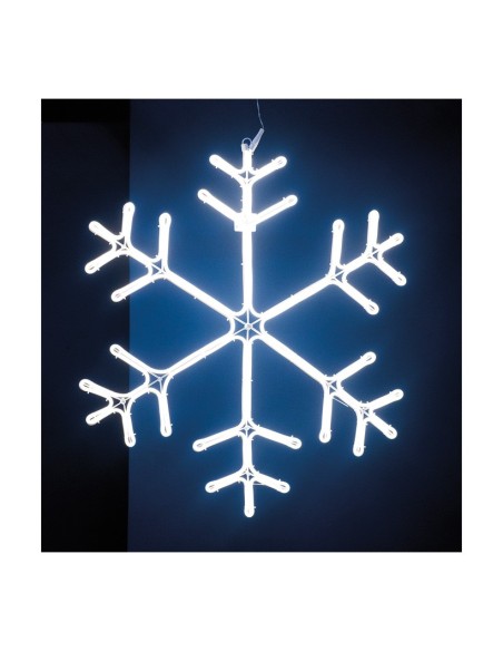 Copo de nieve de neón LED para la decoración de centros comerciales calles y tiendas