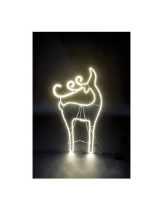 Figura de neón LED reno para la decoración en navidad fachadas calles centros comerciales tiendas 2