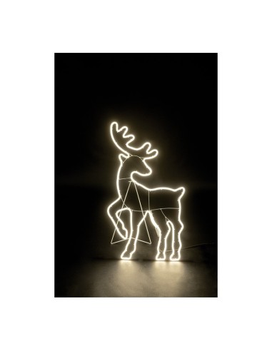 Figura de neón LED reno para la decoración en navidad fachadas calles centros comerciales tiendas