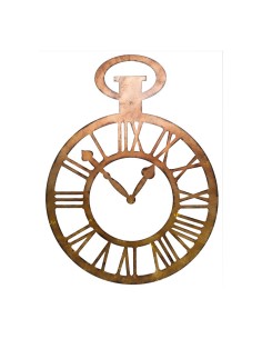 Reloj retro con numeros romanos para decorar escaparates industriales en tiendas 2