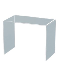 Expositor acrílico en forma de u invertida para el interior o escaparates de espacios de tiendas o comercios 2