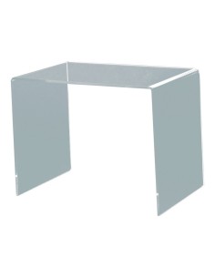 Expositor acrílico en forma de u invertida para el interior o escaparates de espacios de tiendas o comercios 2