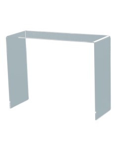 Expositor acrílico en forma de u invertida para el interior o escaparates de espacios de tiendas o comercios 2