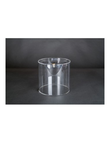Caja de loteria acrílica para el interior o escaparates de espacios de tiendas o comercios