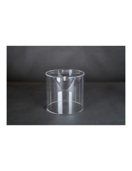 Caja de loteria acrílica para el interior o escaparates de espacios de tiendas o comercios
