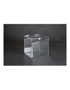 Caja de loteria acrílica para el interior o escaparates de espacios de tiendas o comercios 2