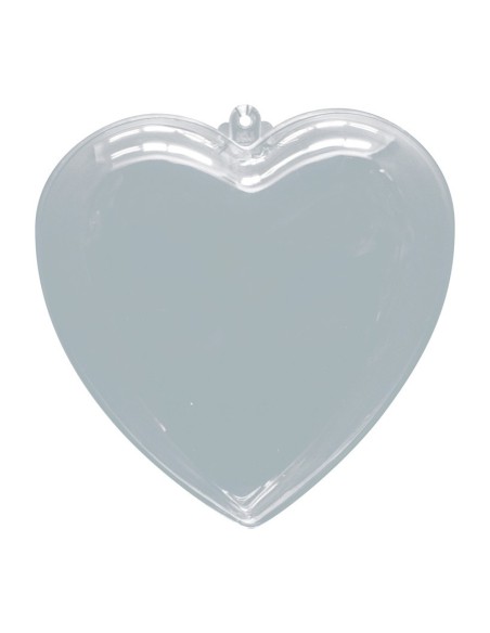Corazón acrílico decorativo para el interior o escaparates de espacios de tiendas o comercios