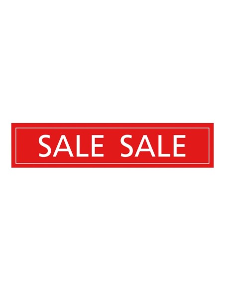 Pegatina con impresión sale para los escaparates de rebajas