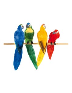 Loro para la decoración de verano en escaparates de tiendas o comercios 2