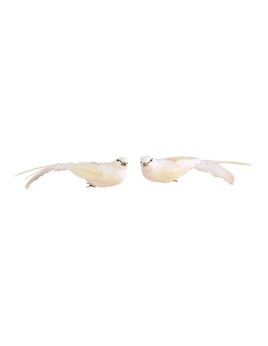 Pájaros con clip para la decoración de verano en escaparates de tiendas o comercios