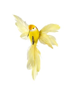 Colibrí con pinza para la decoración de verano en escaparates de tiendas o comercios 2