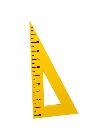 Regla triangular para la decoración de verano en escaparates de tiendas o comercios