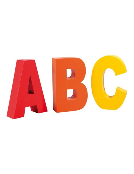 Letras abc para la decoración de verano en escaparates de tiendas o comercios