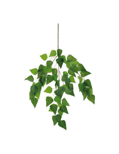 Ramita de hoja de abedul para la decoración de verano en escaparates de tiendas o comercios