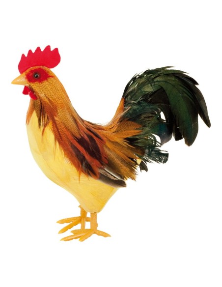 Gallo de pie para la decoración de verano en escaparates de tiendas o comercios