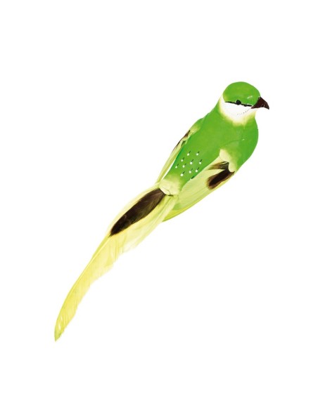 Pájaro con clip para la decoración de verano en escaparates de tiendas o comercios