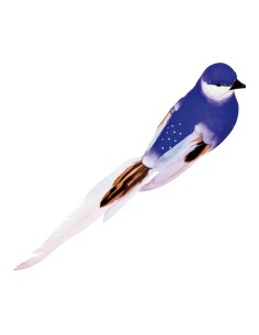 Pájaro con clip para la decoración de verano en escaparates de tiendas o comercios 2