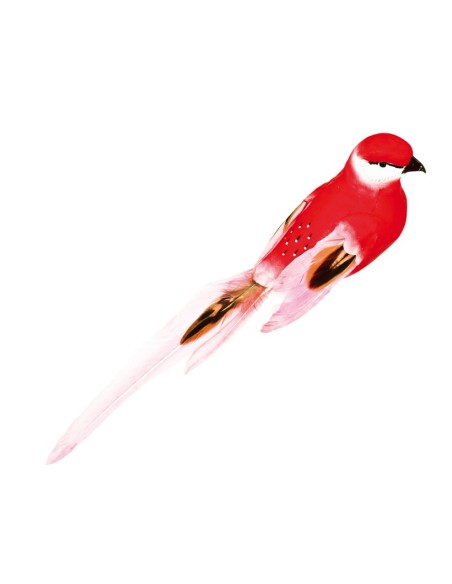 Pájaro con pinza para la decoración de verano en escaparates de tiendas o comercios
