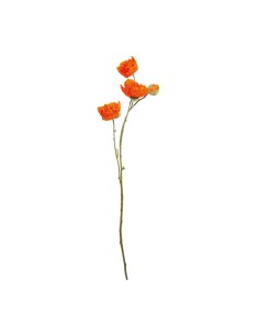 Flor de amapola con tallo para la decoración de verano en escaparates de tiendas o comercios 2