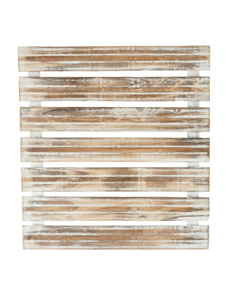Panel de madera para la decoración de verano en escaparates de tiendas o comercios