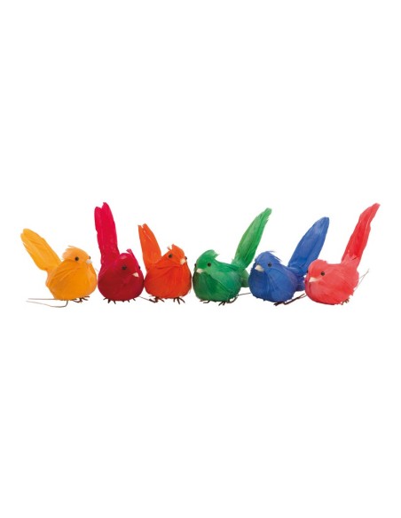 Aves para la decoración de verano en escaparates de tiendas o comercios