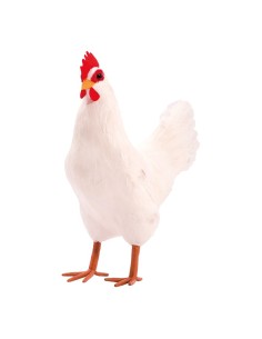 Gallina para la decoración de verano en escaparates de tiendas o comercios 2