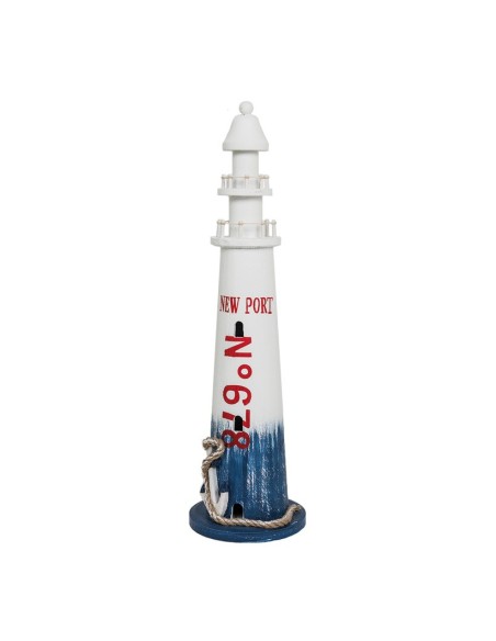 Faro de madera para la decoración de verano en escaparates de tiendas o comercios