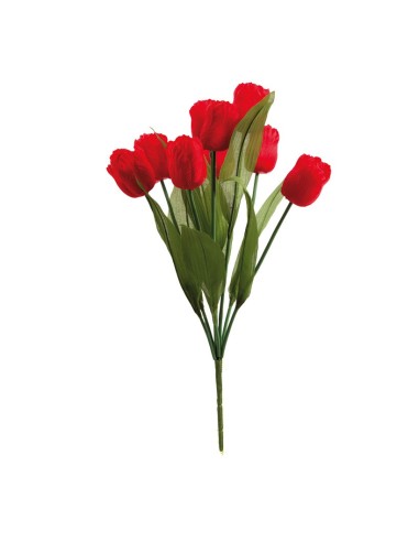 Ramo de tulipanes para la decoración de verano en escaparates de tiendas o comercios
