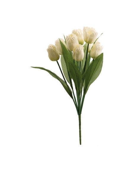 Ramo de tulipanes para la decoración de verano en escaparates de tiendas o comercios