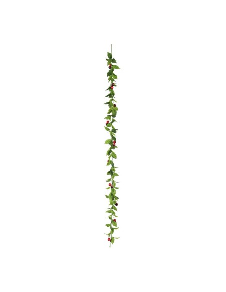 Guirnalda de cerezas para la decoración de verano en escaparates de tiendas o comercios