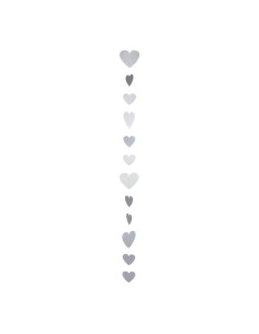 Guirnalda de corazones de papel para la decoración en del día de los enamorados 2