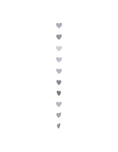 Guirnalda de corazones de papel para la decoración en del día de los enamorados 2