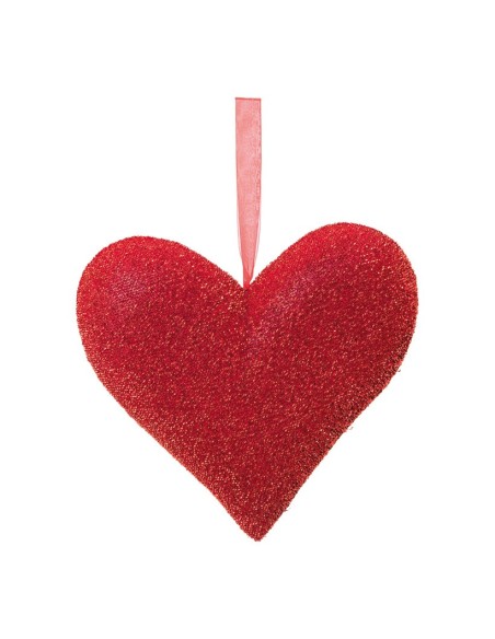 Corazón con percha para la decoración en del día de los enamorados