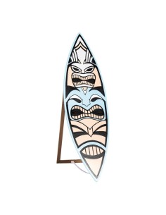 Tabla de surf para la decoración de verano en escaparates de tiendas o comercios 2