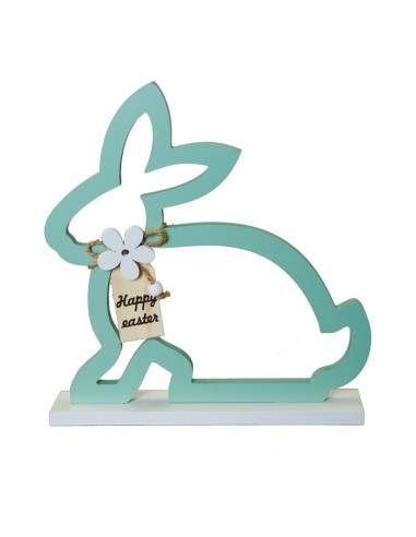 Contorno de conejo para escaparates de tiendas y pastelerías en pascua