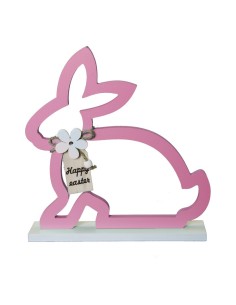 Contorno de conejo para escaparates de tiendas y pastelerías en pascua 2