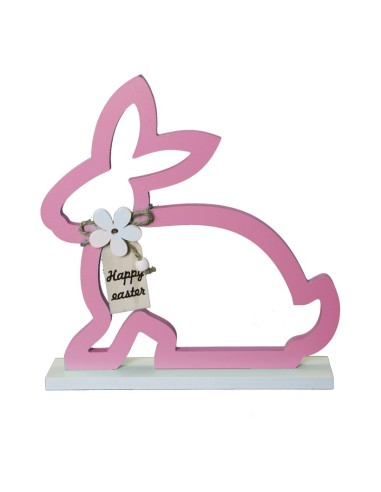 Contorno de conejo para escaparates de tiendas y pastelerías en pascua