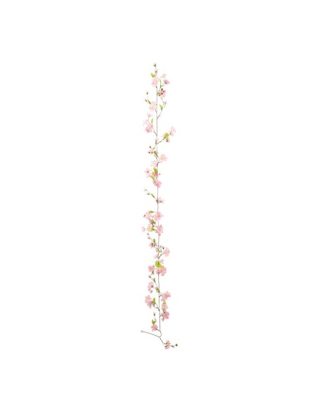 Guirnalda de flores de cerezo para la decoración de verano en escaparates de tiendas o comercios