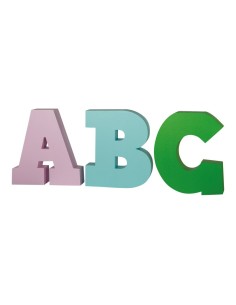 Letras abc para la decoración de verano en escaparates de tiendas o comercios 2