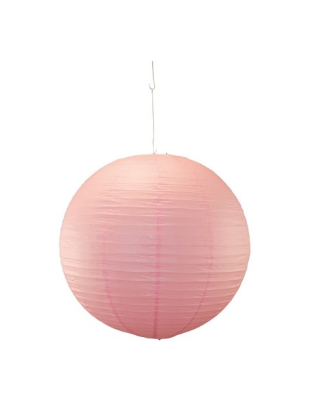 Lampara de papel para la decoración de verano en escaparates de tiendas o comercios