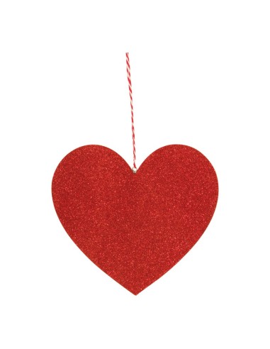 Corazón con percha para la decoración en del día de los enamorados