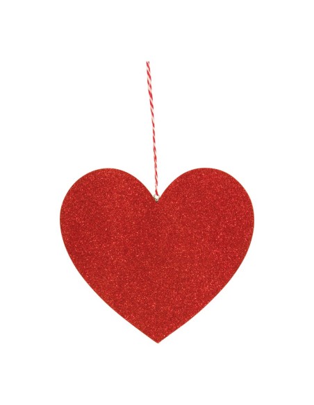 Corazón con percha para la decoración en del día de los enamorados