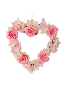 Corona en forma de corazón para la decoración en del día de los enamorados 2