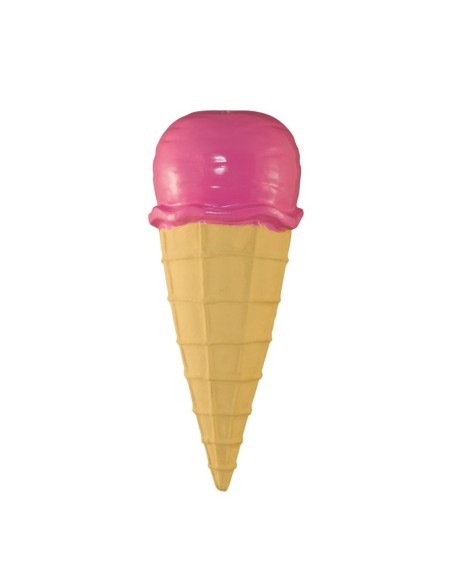 Helado de fresa para la decoración de verano en escaparates de tiendas o comercios