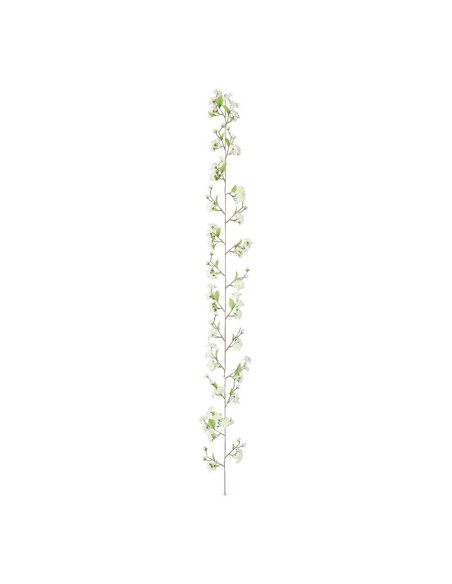 Guirnalda de flores de cerezo para la decoración de verano en escaparates de tiendas o comercios