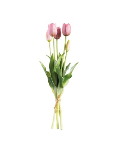 Ramo de tulipanes para la decoración de verano en escaparates de tiendas o comercios