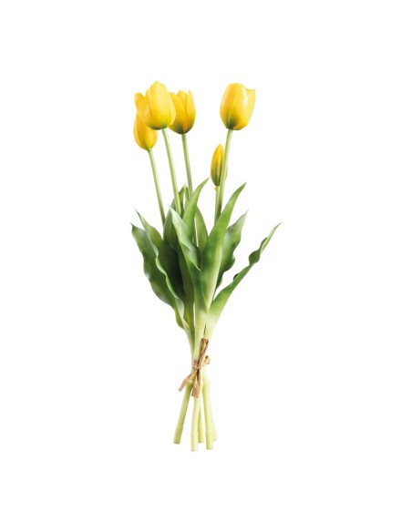 Ramo de tulipanes para la decoración de verano en escaparates de tiendas o comercios