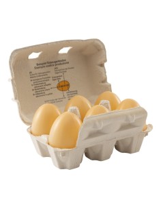 Huevos en caja para la decoración de verano en escaparates de tiendas o comercios 2