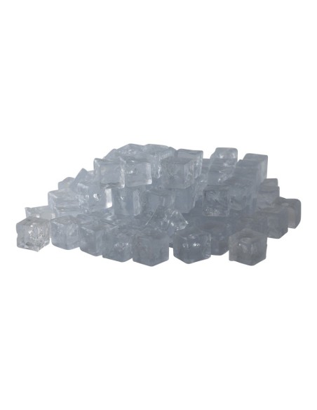 Cubos de hielo para la decoración de verano en escaparates de tiendas o comercios