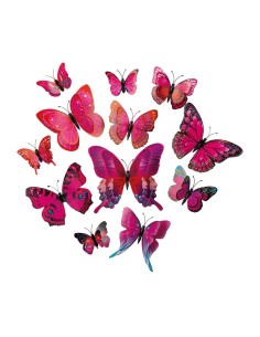 Mariposas 3D para la decoración en del día de los enamorados 2